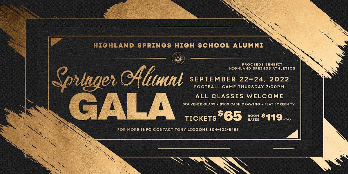 Highland Springs High School Springer Alumni Gala 2022