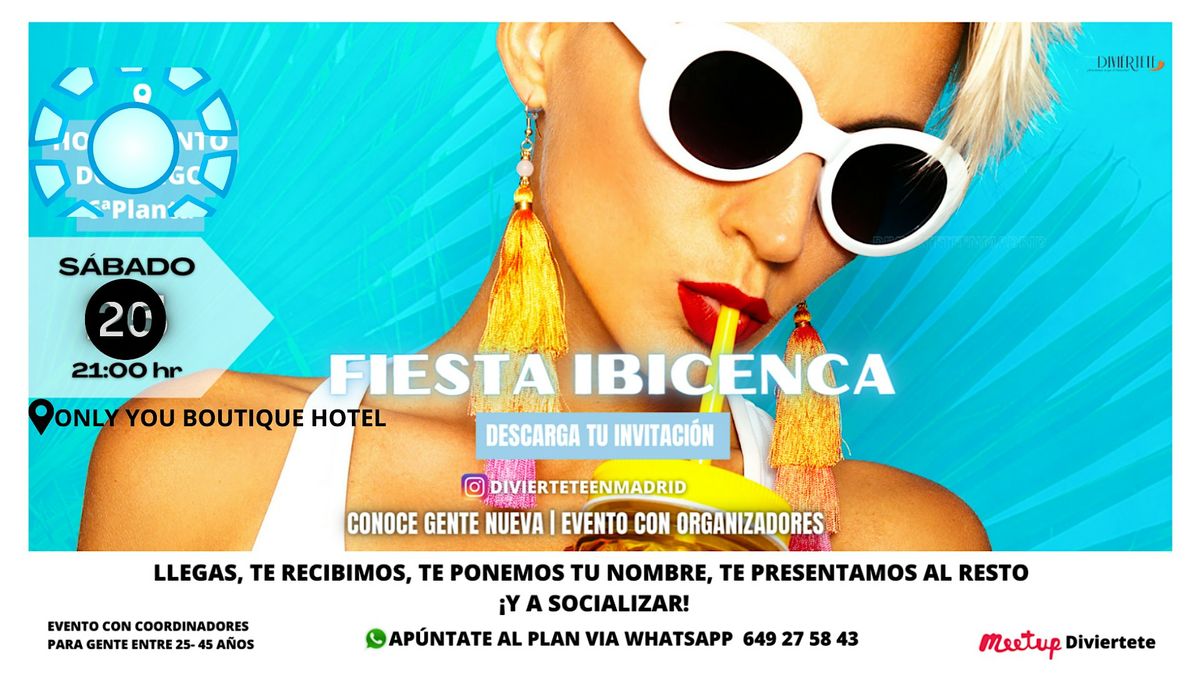 FIESTA IBICENCA DJ EN EL ONLY YOU BOUTIQUE HOTEL, VENTE DE BLANCO!