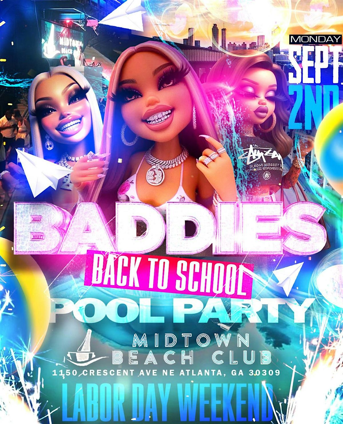 BADDIES BACK 2 SCHOOL POOL PARTY [EVERYONE INVITED]