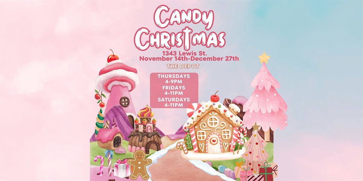 Candy Christmas Pop Up Bar