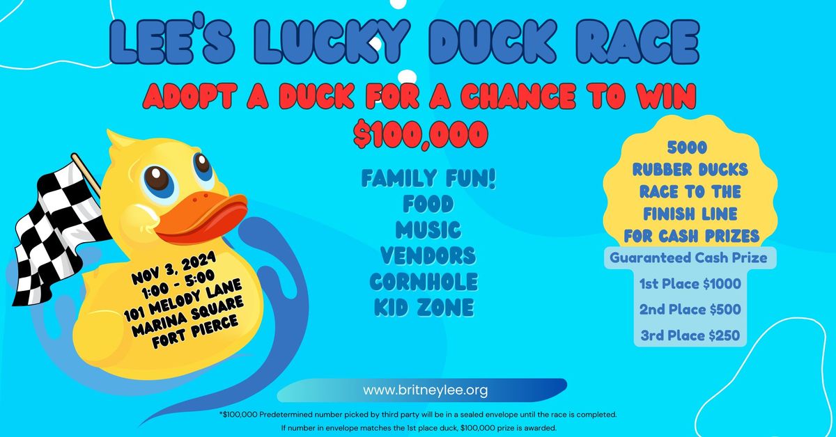 Lee's Lucky Duck Race