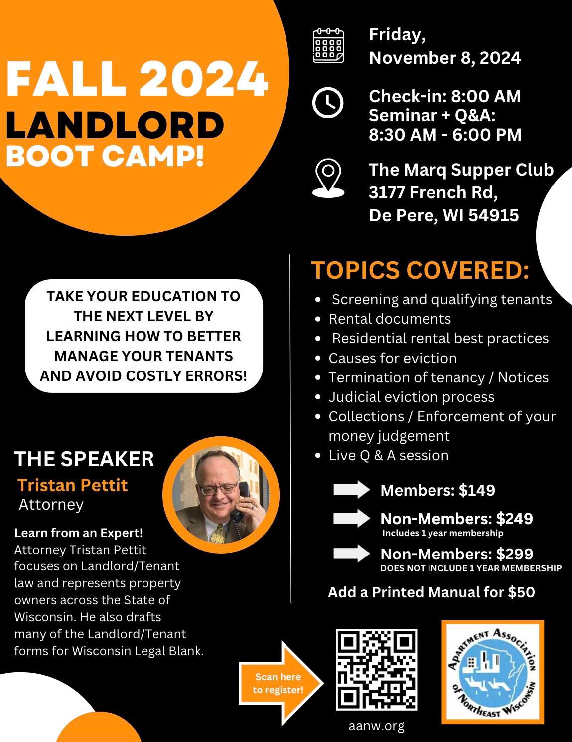 Landlord Boot Camp 2024 - AANW