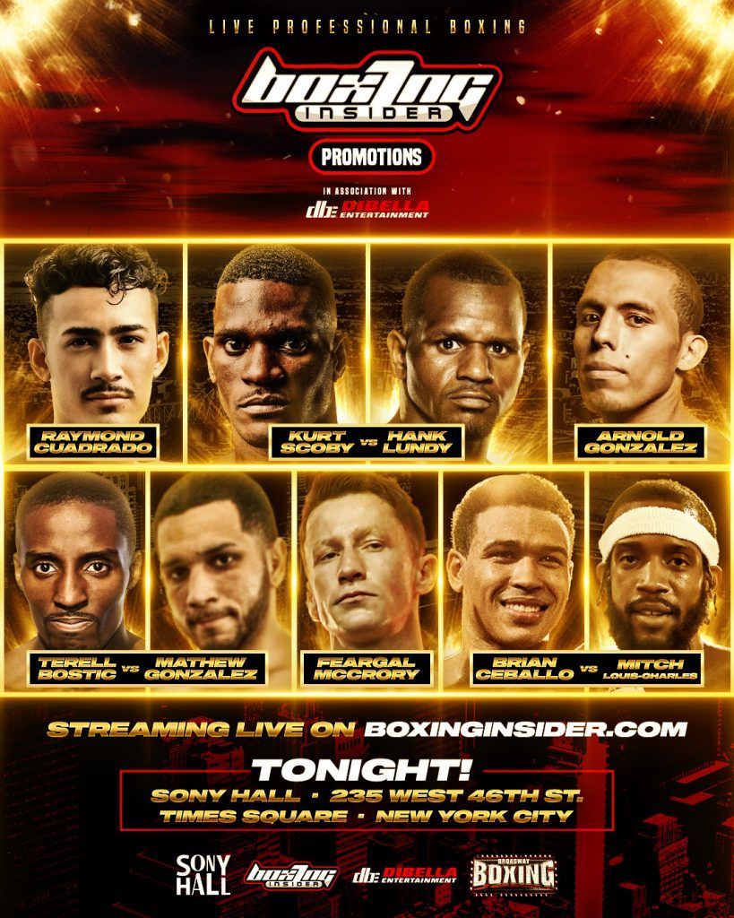 Boxing Insider: LIVE Professional Boxing