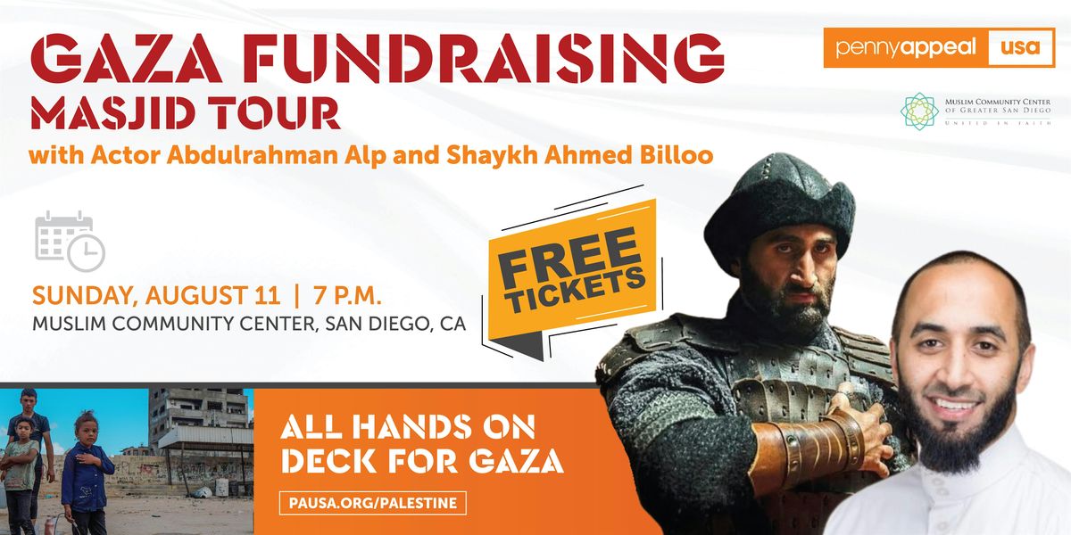 *FREE* All Hands on Deck for Gaza Benefit Tour at Muslim Community Center