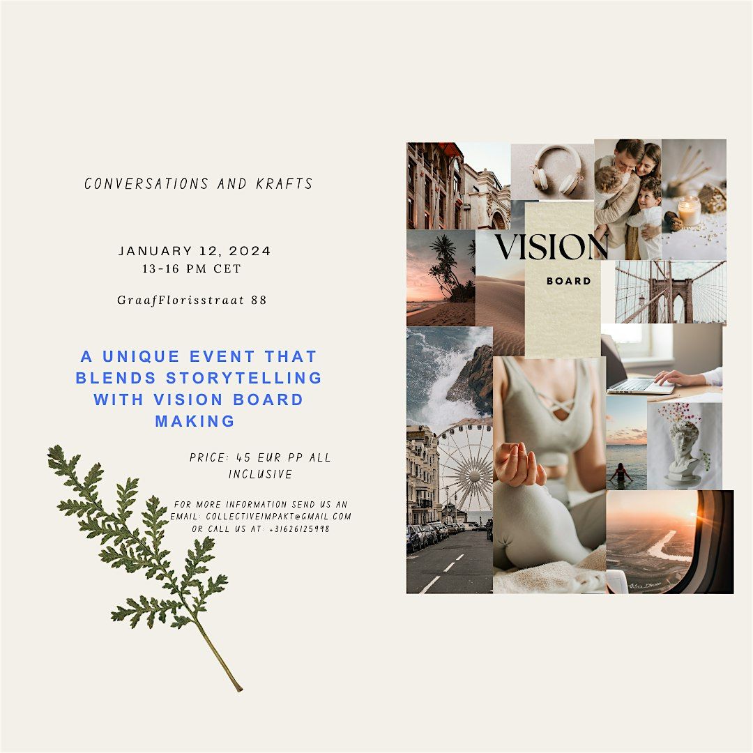 Conversations and Krafts -Vision Board Making Workshop