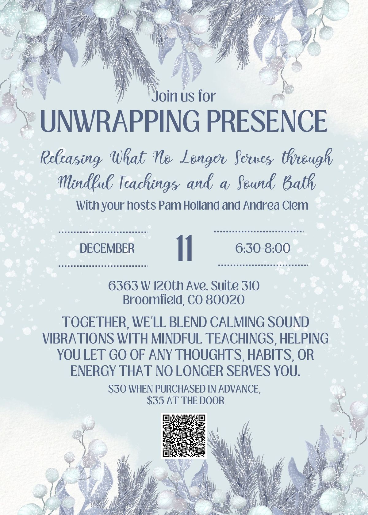 Unwrapping Presence: A Sound Bath for Releasing What No Longer Serves