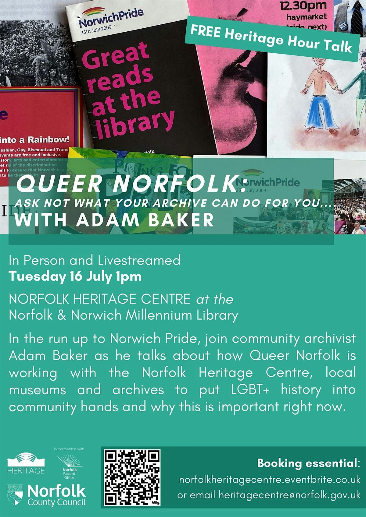 IN PERSON Queer Norfolk with Adam Baker