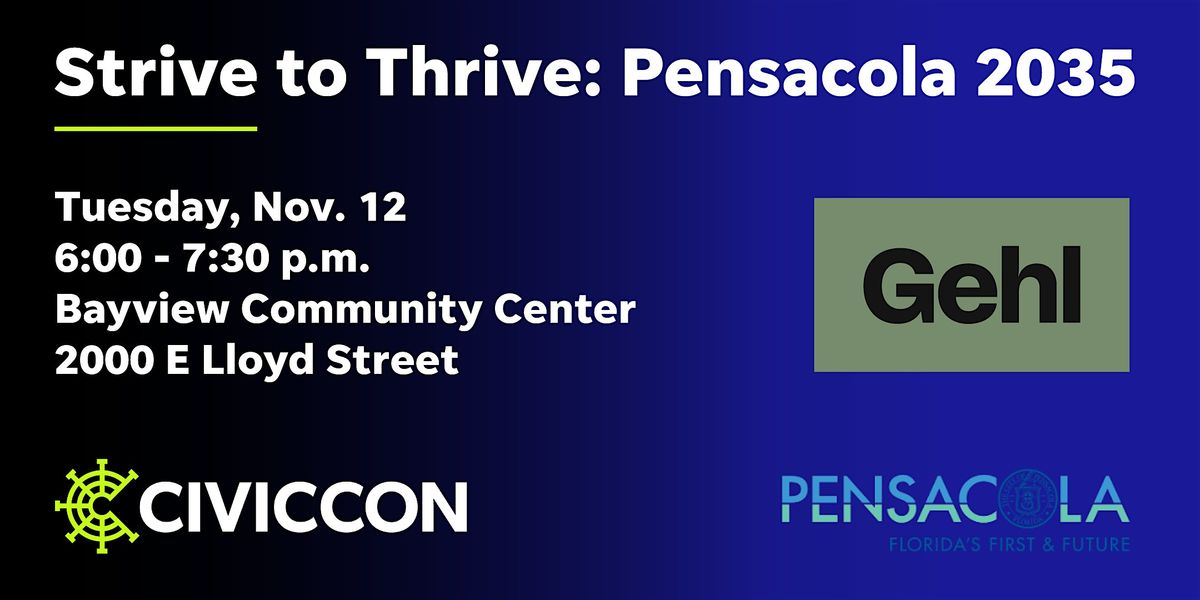 Strive to Thrive: Pensacola 2035