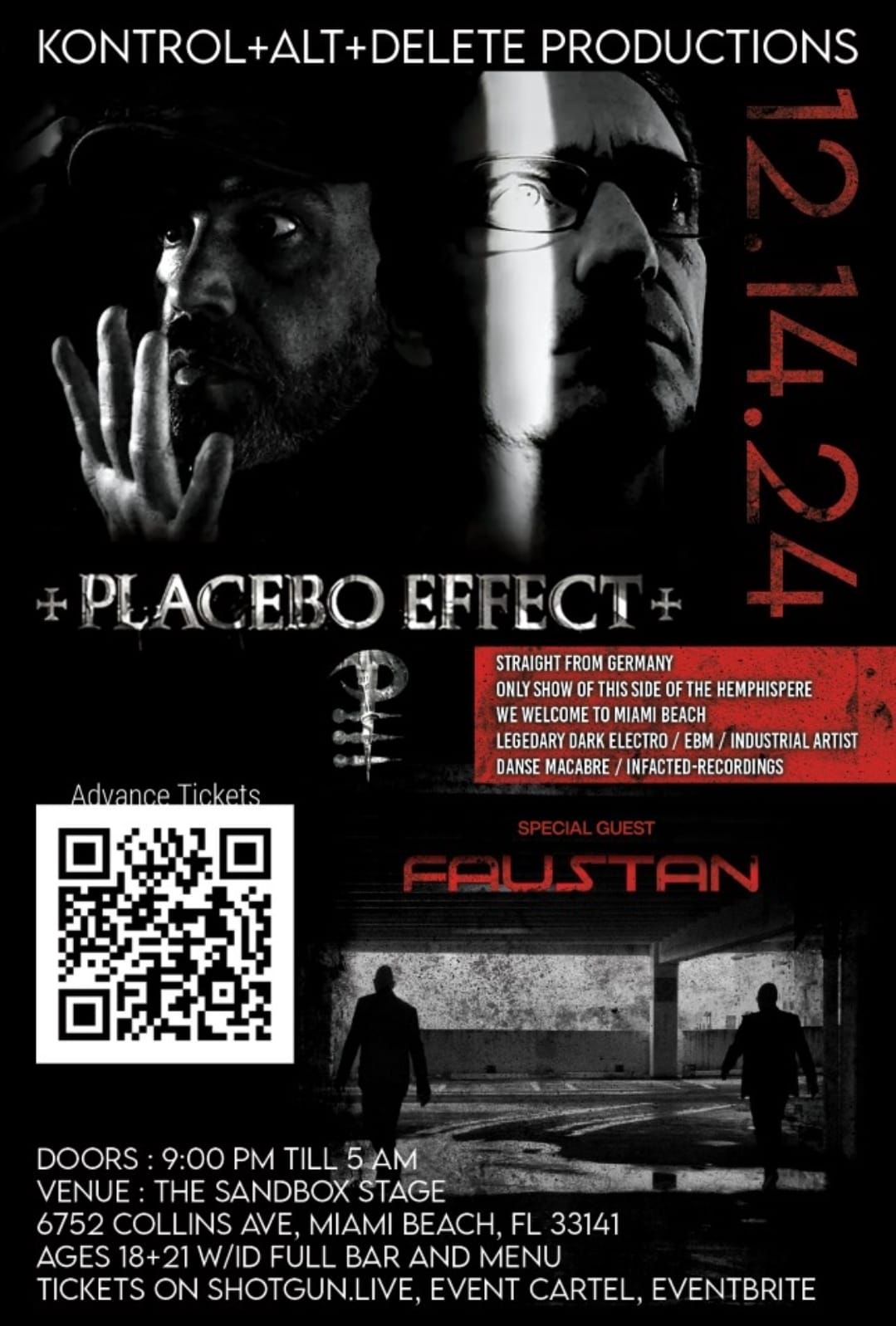 Placebo Effect from Germany-with Faustan Exclusive USA concert 