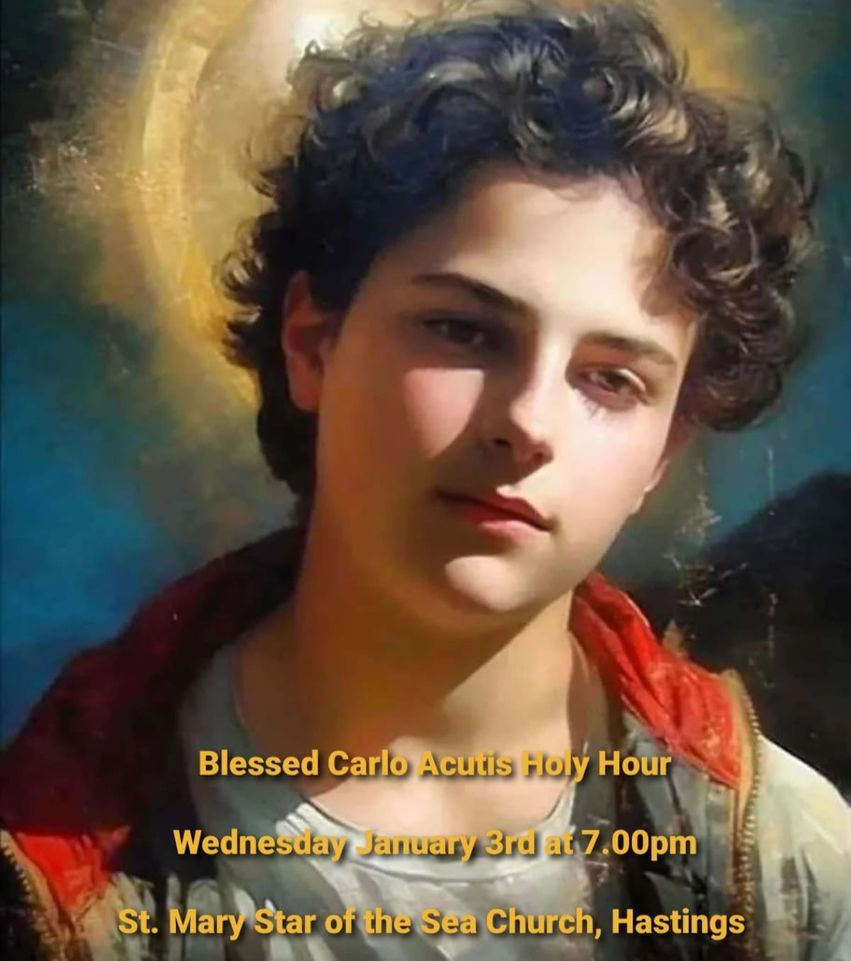 Blessed Carlo Acutis Holy Hour - First Wednesday of every month 