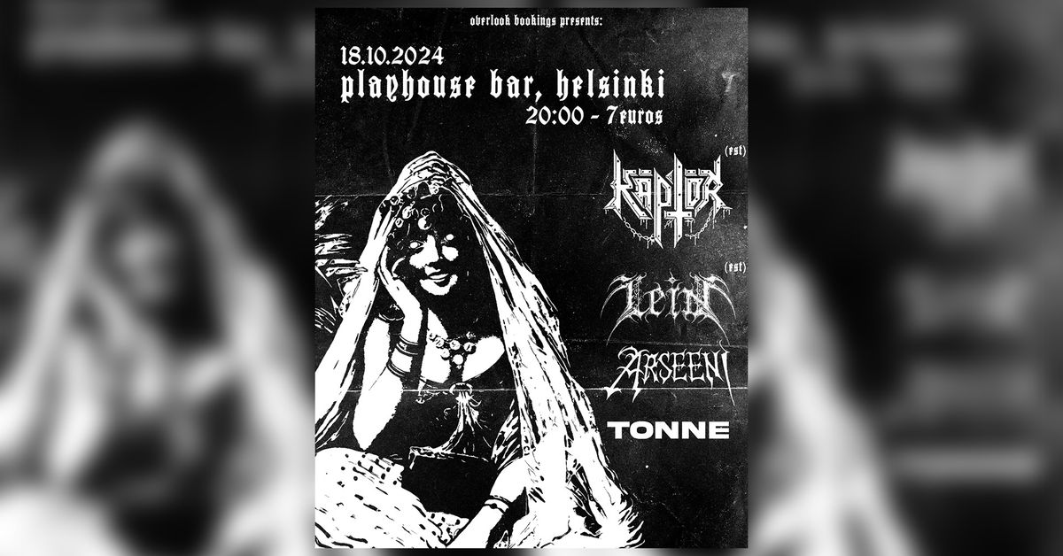 Playhouse: Lein (EST), K\u00e4pt\u00f6r (EST), Tonne, Arseeni LIVE