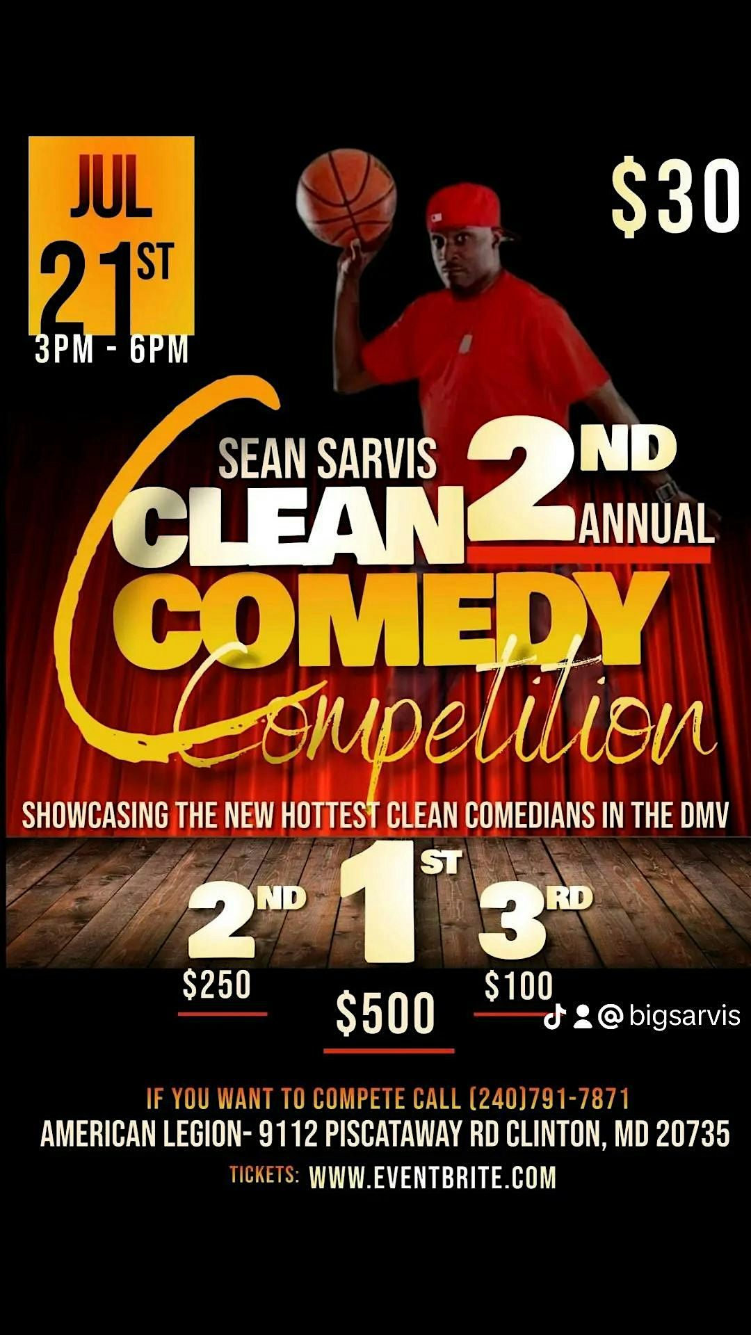 2nd Annual Clean Comedian Competion