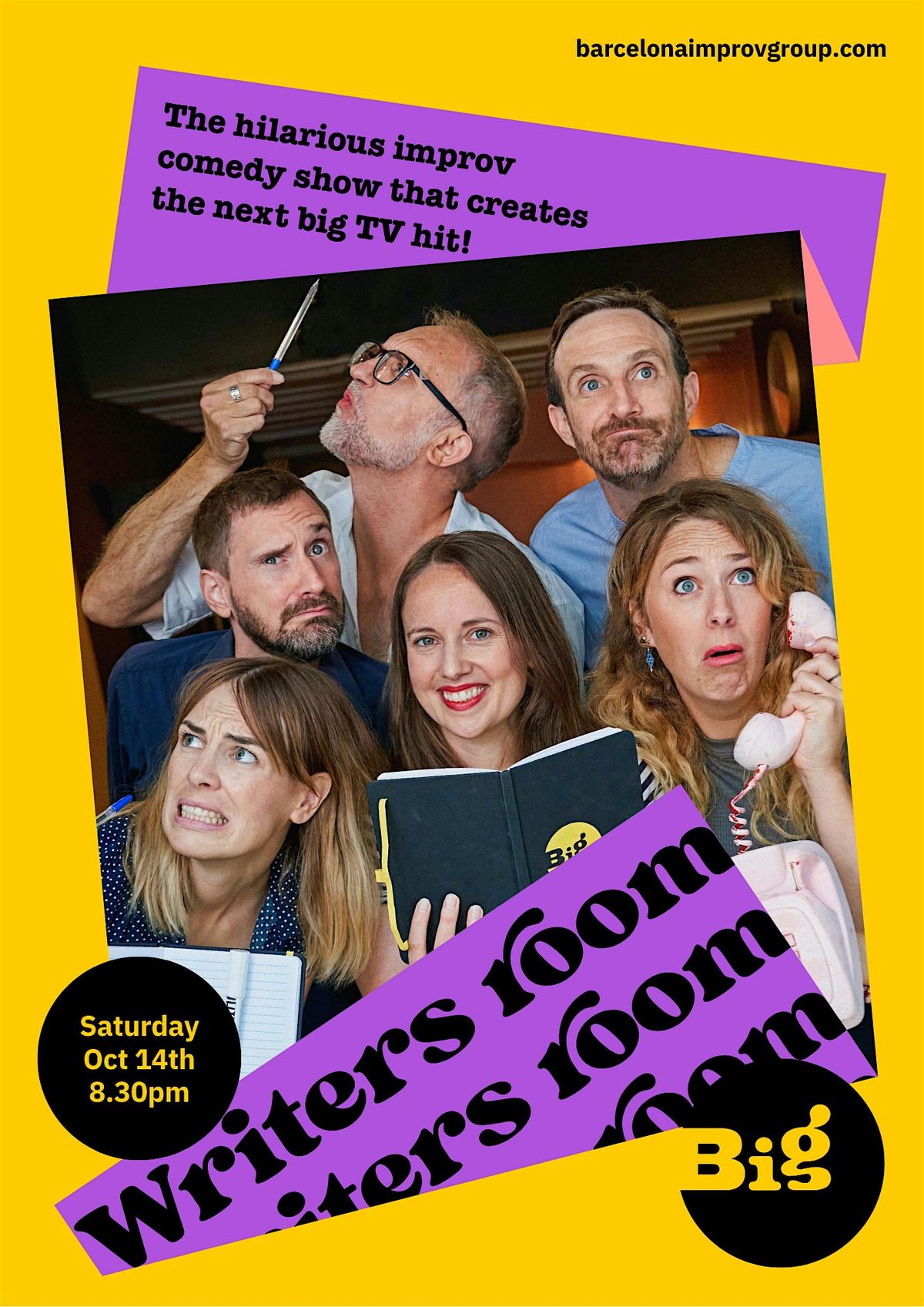 WRITERS ROOM- An Improvised Comedy TV Pilot!