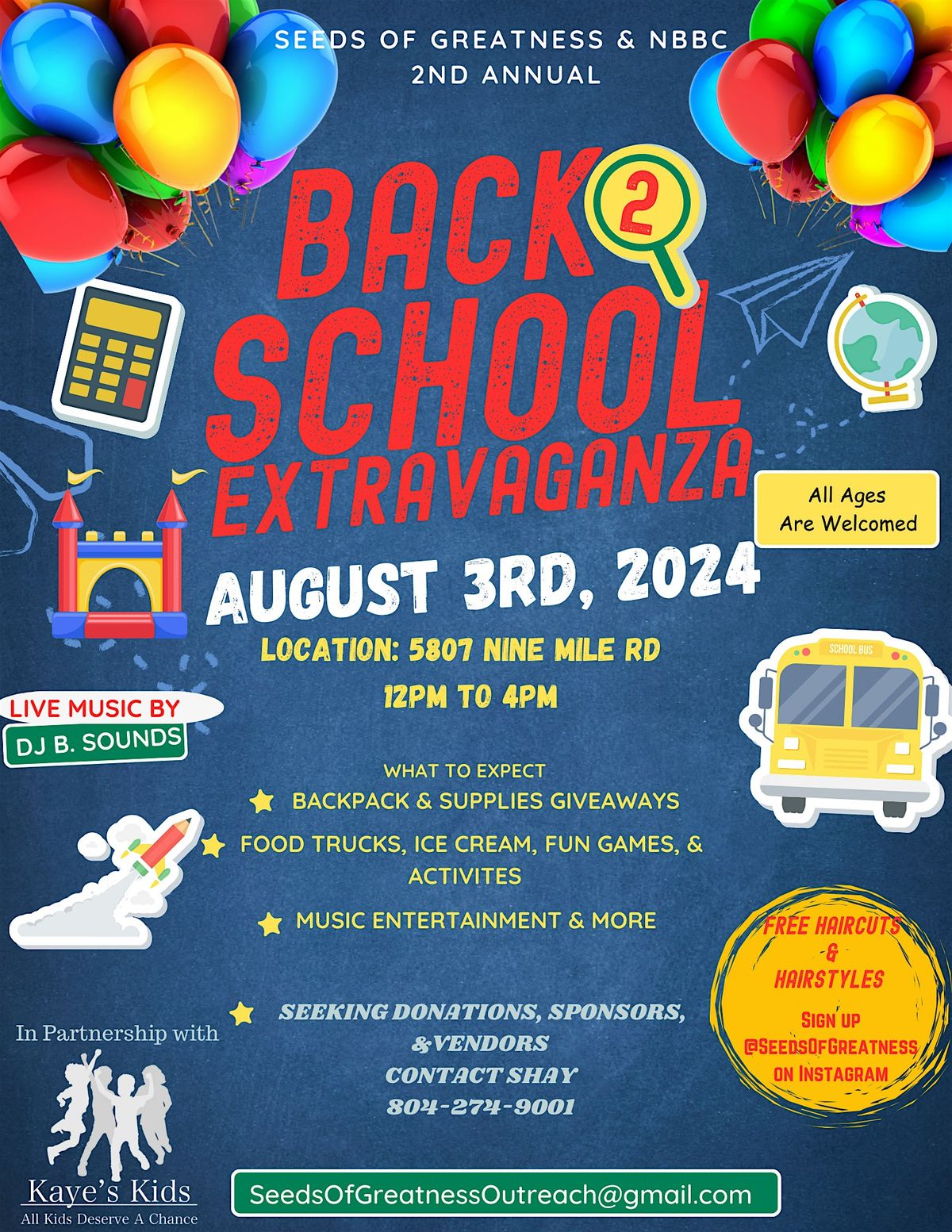 Back to School Extravaganza