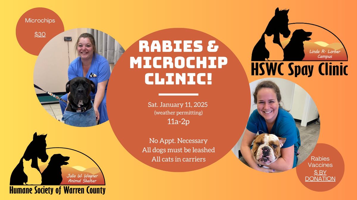 Winter Rabies & Microchip Clinic!