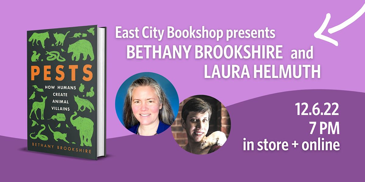 Hybrid Event: Bethany Brookshire, Pests, with Laura Helmuth