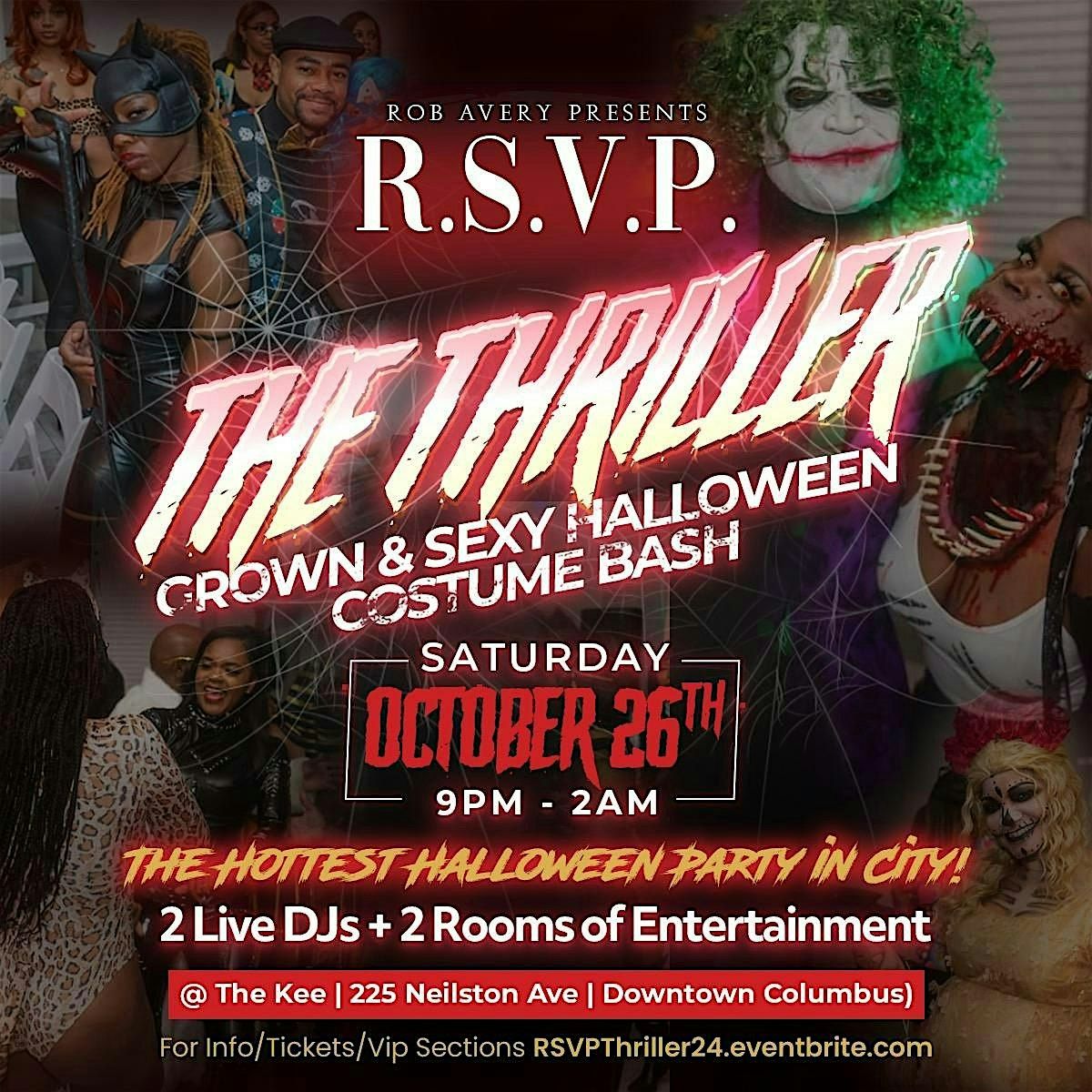 RSVP THRILLER GROWN & SEXY HALLOWEEN JAM