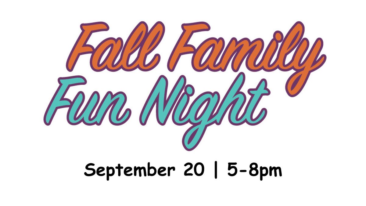 Fall Family Fun Night