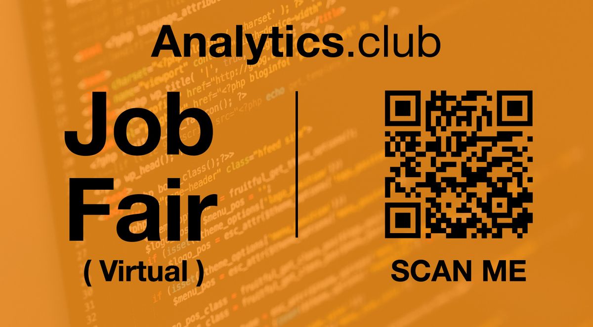 #AnalyticsClub Virtual Job Fair \/ Career Expo Event #Boston