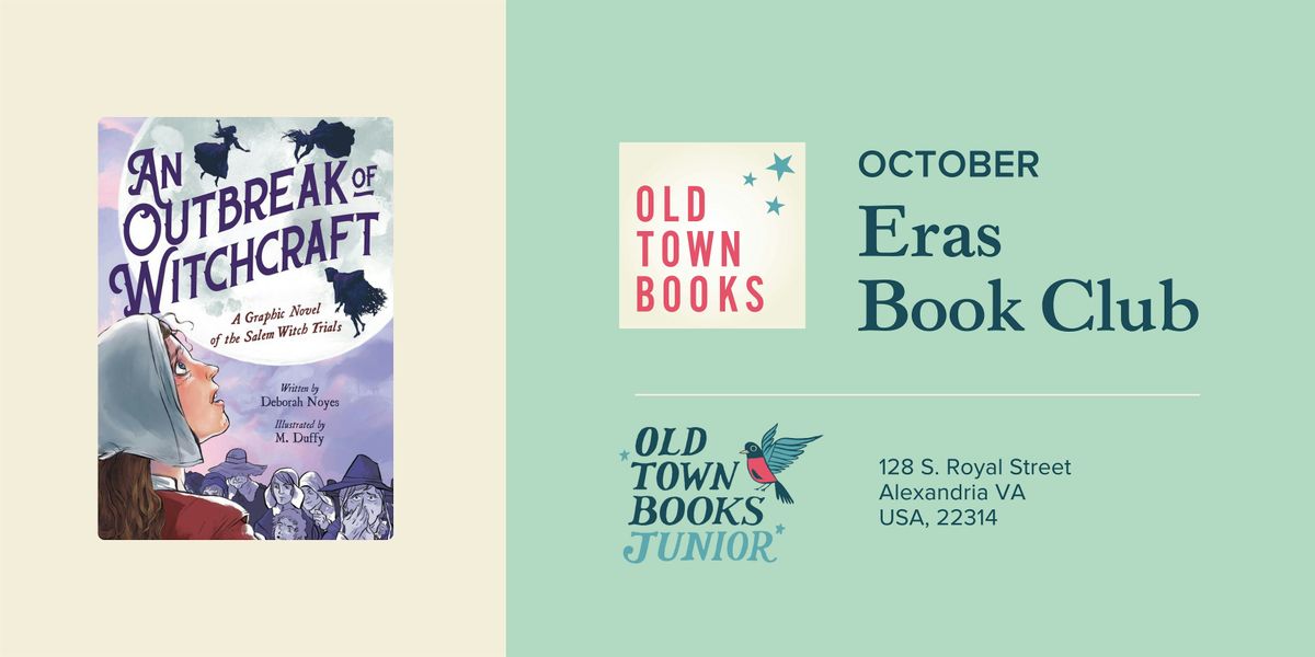 October Eras Book Club: An Outbreak of Witchcraft by Deborah Noyes