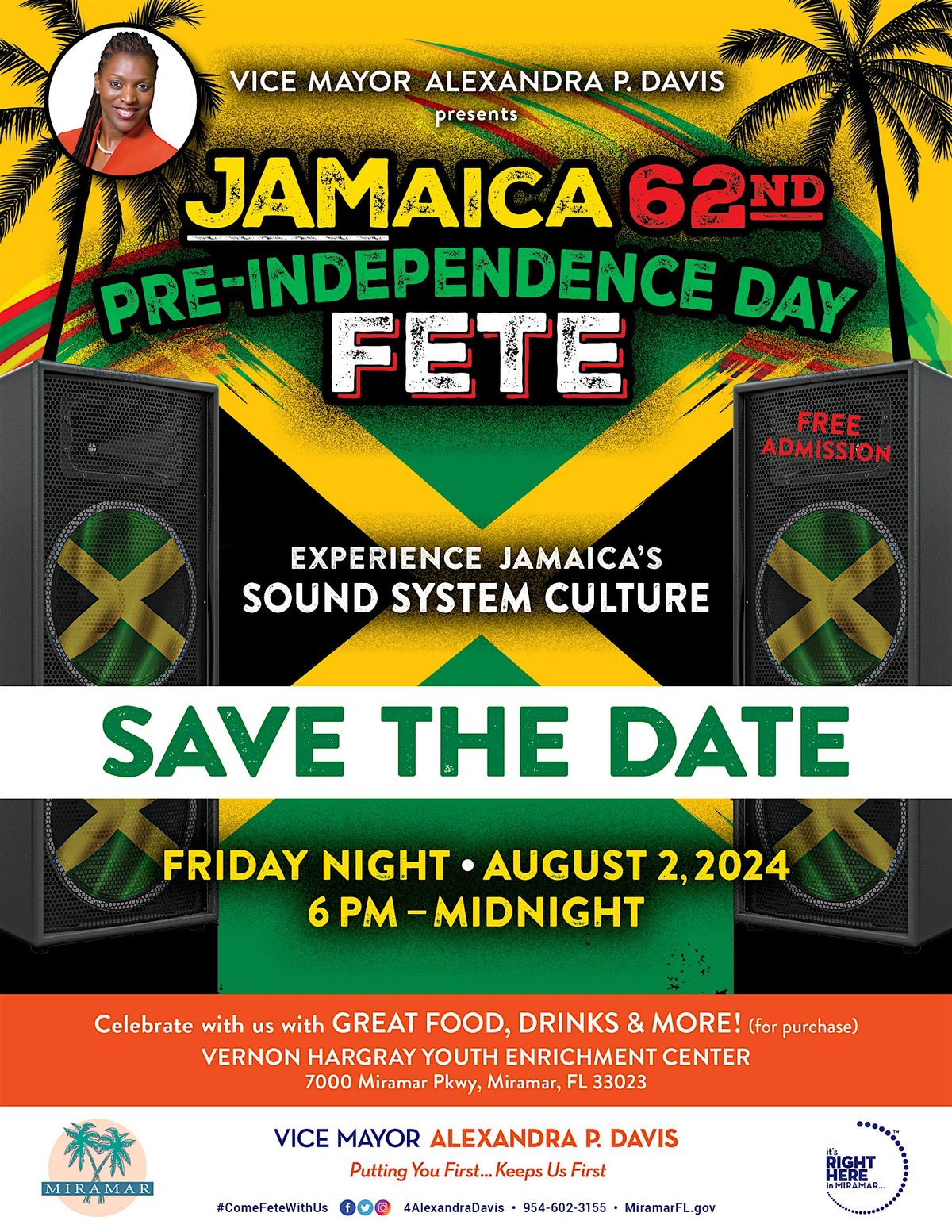 Jamaica 62nd  Pre-Independence Day Fete