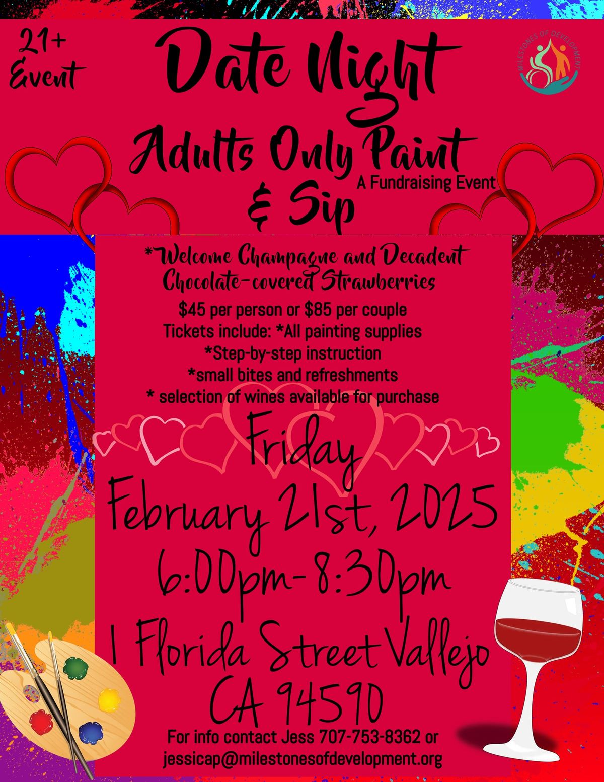 Date night- Adults Only Paint and Sip- A fundraising event