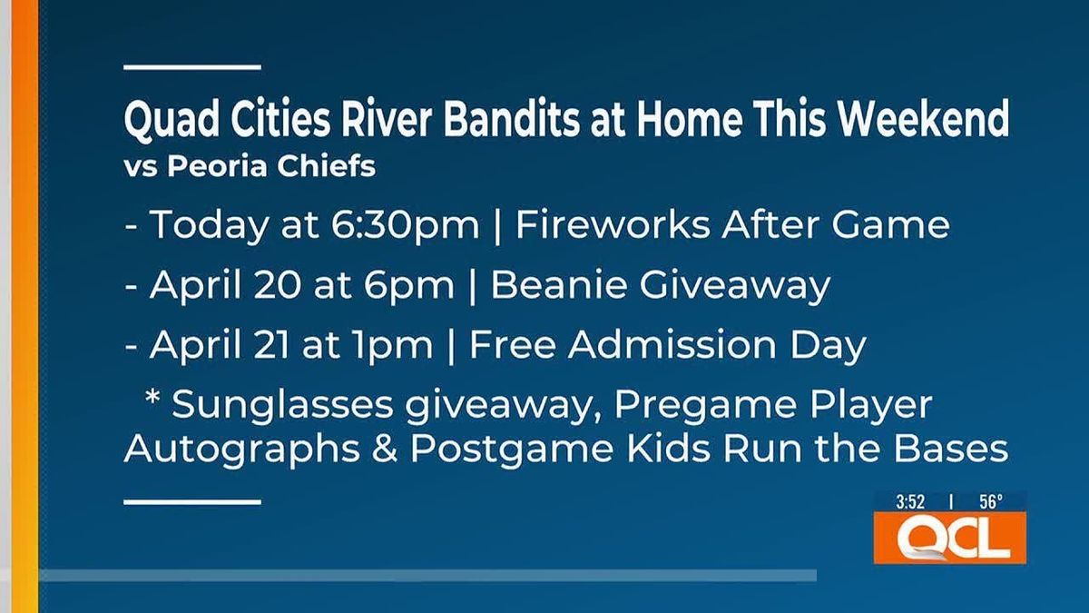 Peoria Chiefs at Quad Cities River Bandits