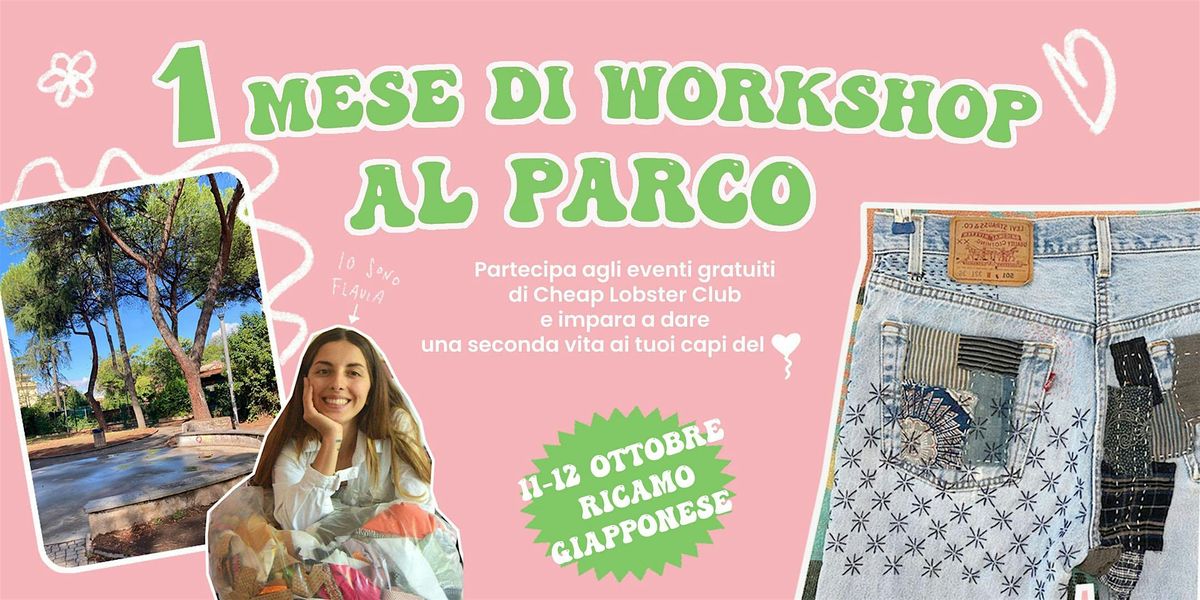 Workshop di Ricamo Giapponese al Parco