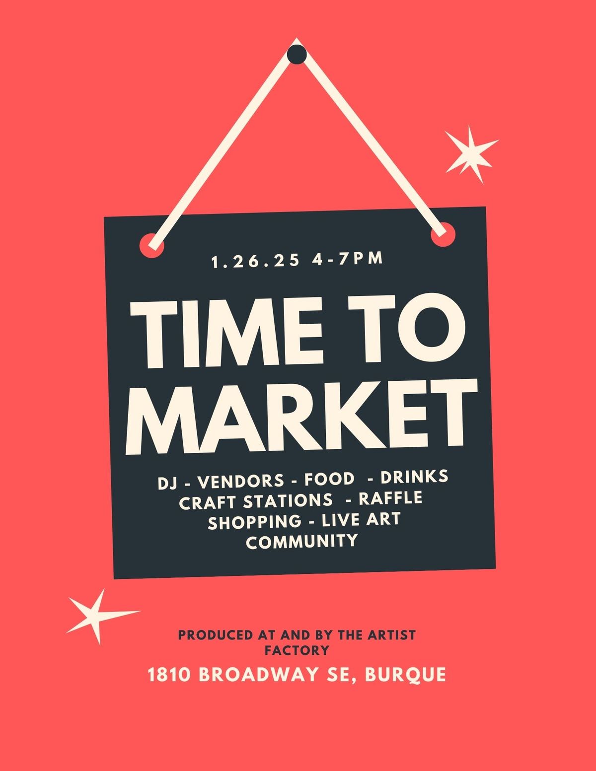 Time To Market at The Artist Factory