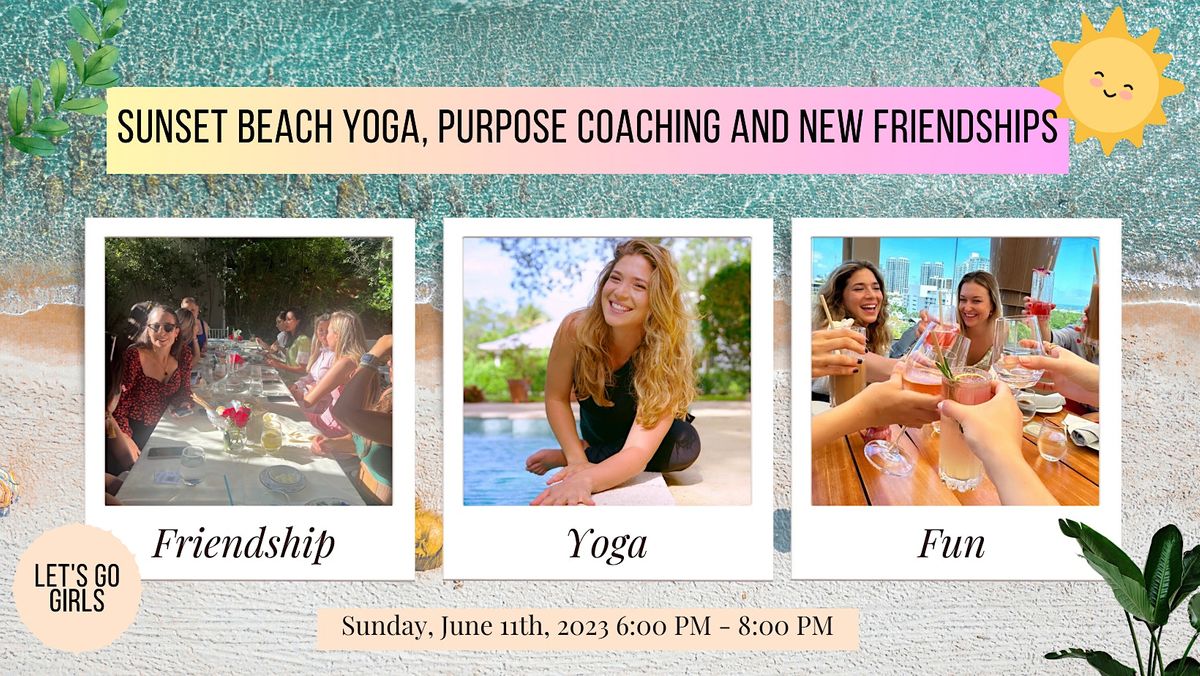 Beachside Serenity Yoga, Coaching, and Connection on the Shoreline