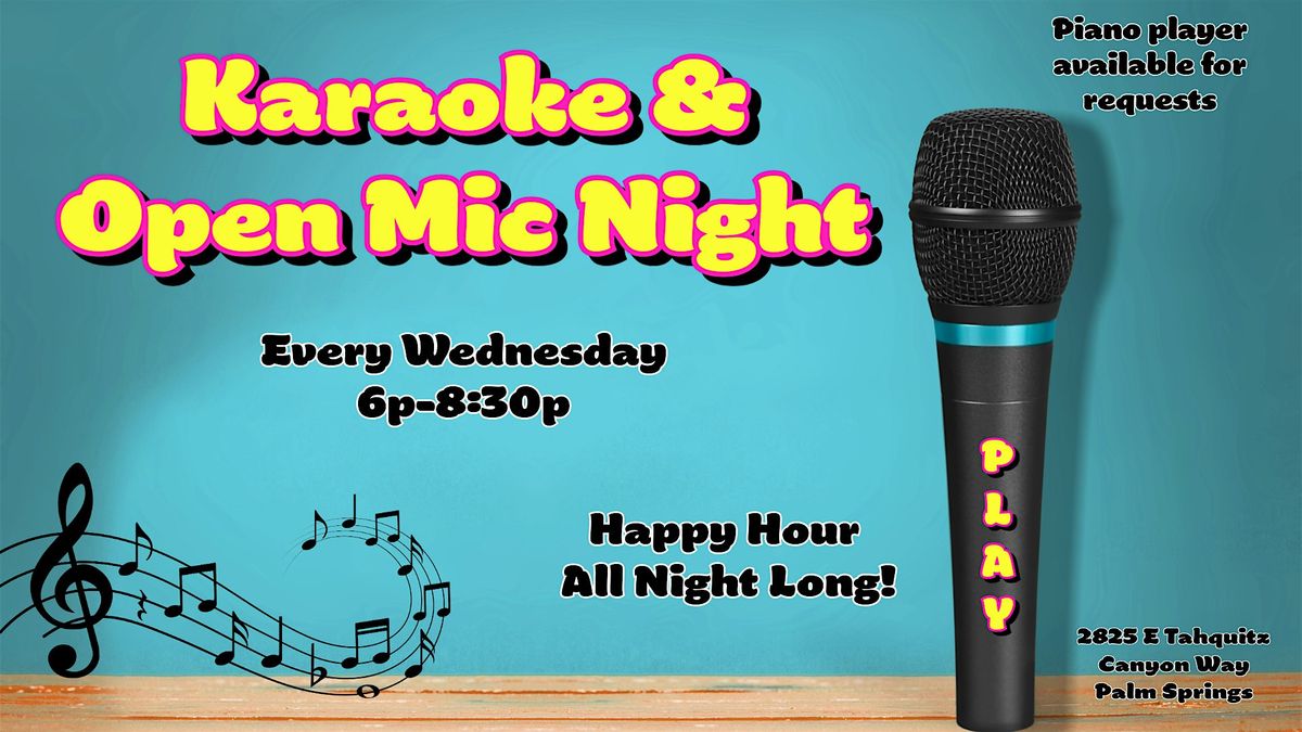 Karaoke & Open Mic Night