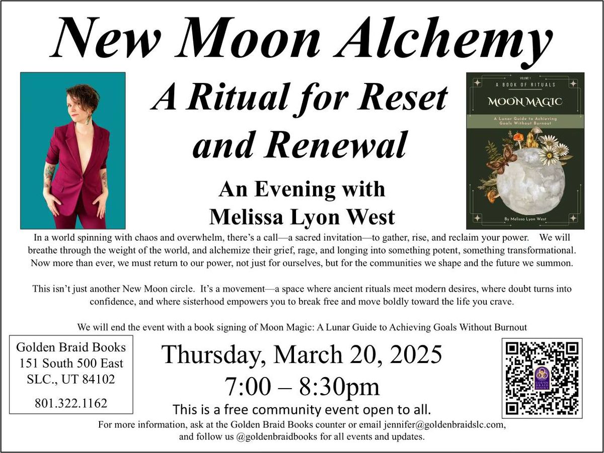 New Moon Alchemy: A Ritual for Reset and Renewal with Melissa Lyon West