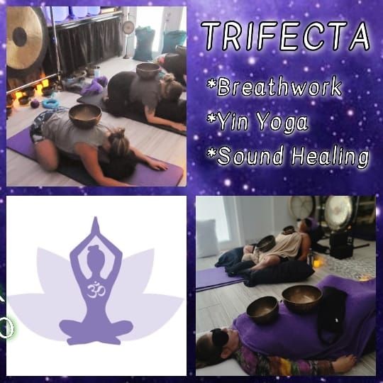 90 Minute Trifecta: Breathwork, Yin Yoga & Sound Healing