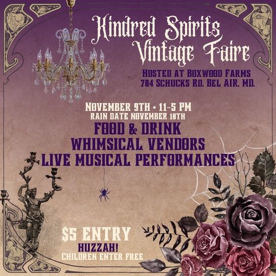 Kindred Spirits Vintage Faire 