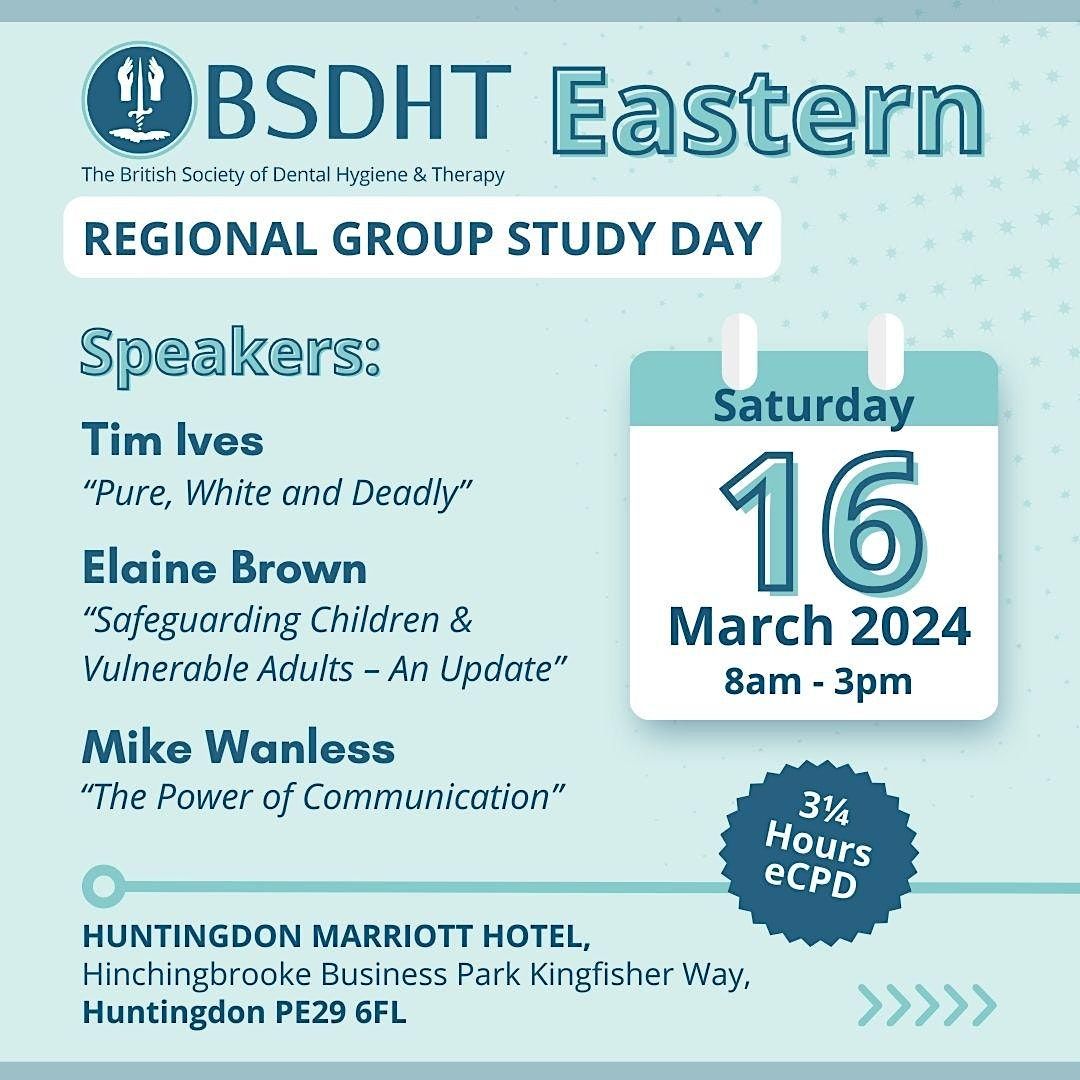 Bsdht BSDHT EASTERN Regional Group Event - 16th March 2024, Huntingdon ...