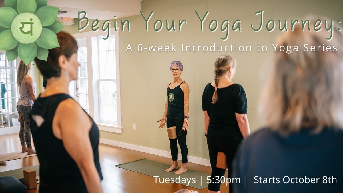 Begin Your Yoga Journey: A 6-Week Introduction to Yoga Series 