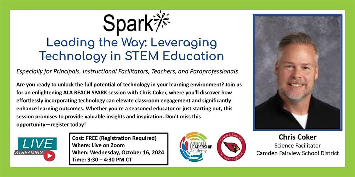 "Spark!" Leading the Way: Leveraging Technology in STEM Education!