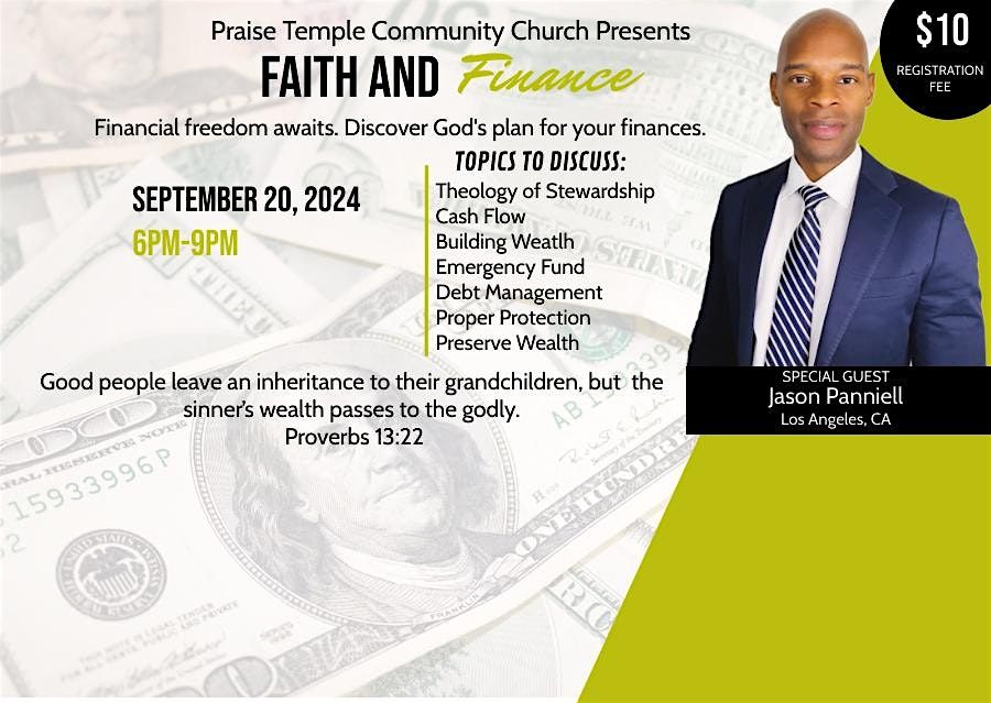 Faith and Finance: Financial Freedom Awaits. Discover God's Plan For Your Finances.