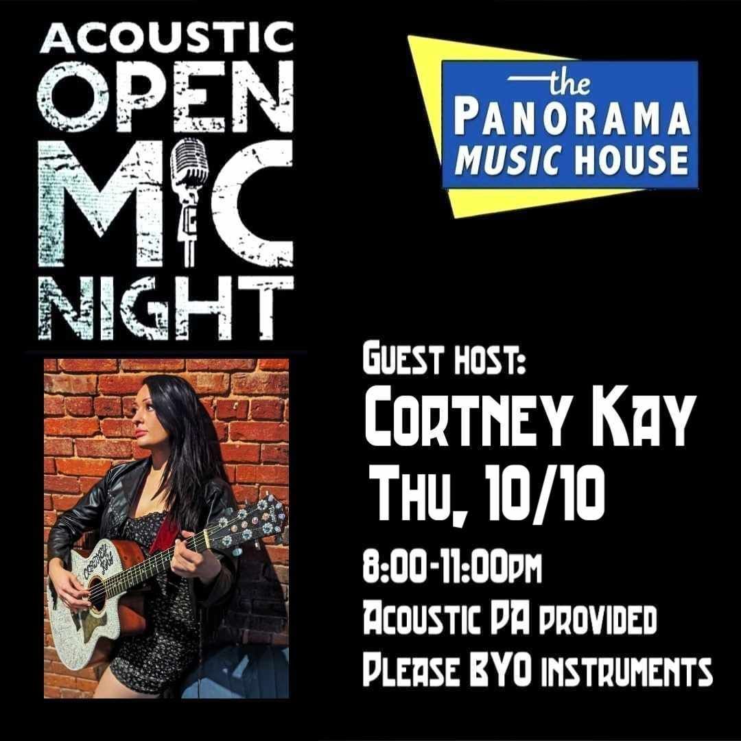 Acoustic Open Mic with Cortney Kay at Panorama Music House 