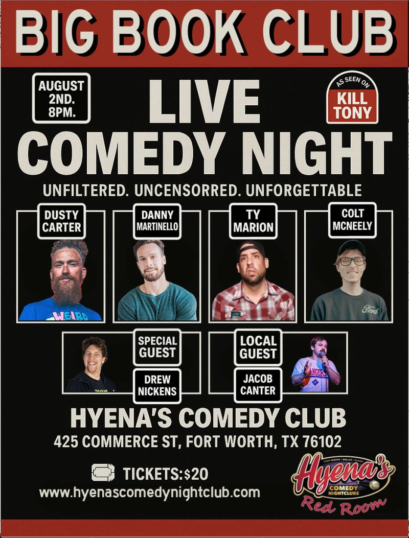 Danny Martinello at Hyenas Comedy Club