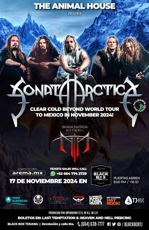 TE LLEVAMOS A SONATA ARCTICA!! PARTYBUS MXLI-TIJ \ud83e\udd73