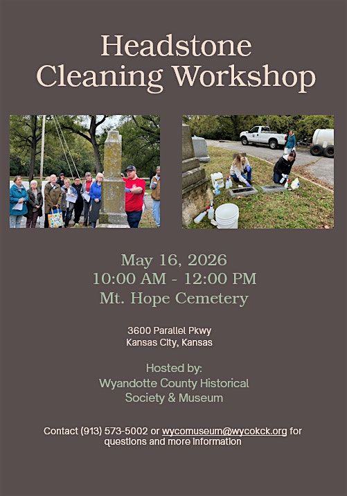 Headstone Cleaning Class