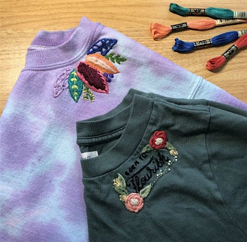Embroidery Class: Upcycle Your Clothing with Hand Embroidery