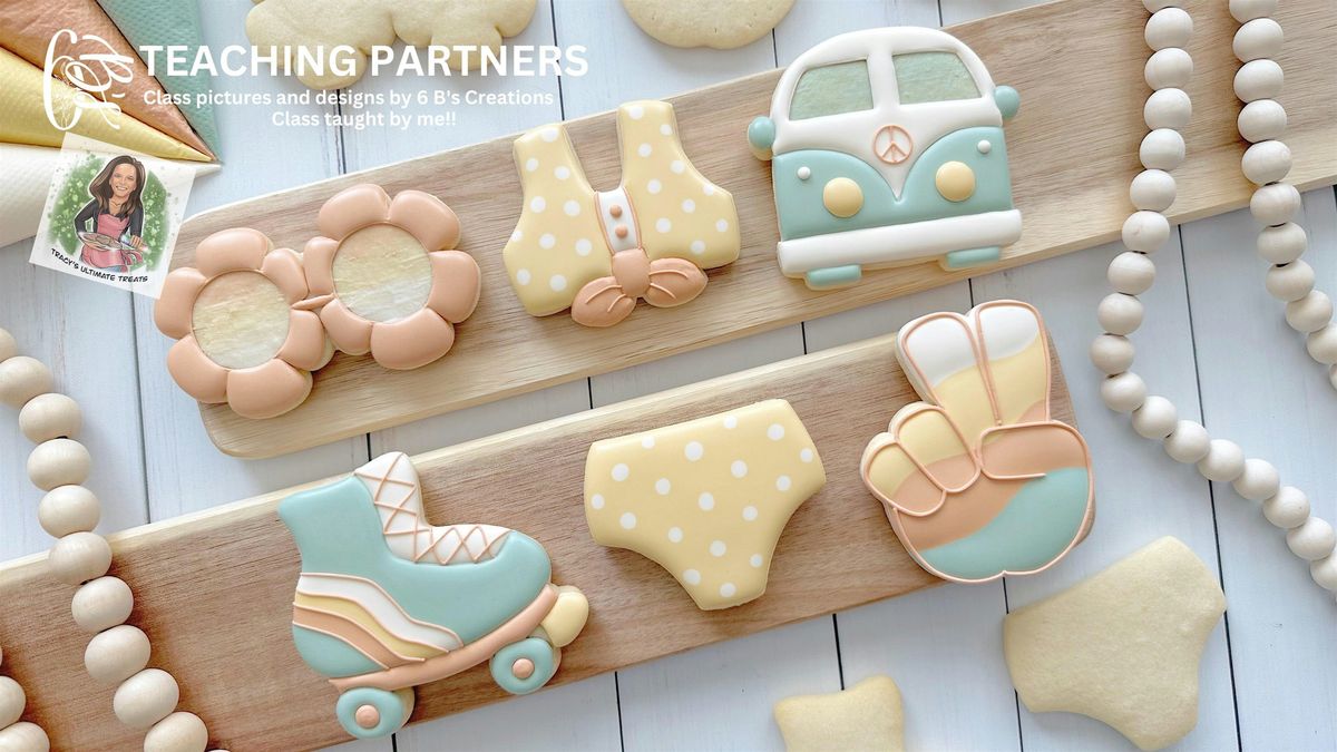 Retro Summer  Cookie Decorating Classes