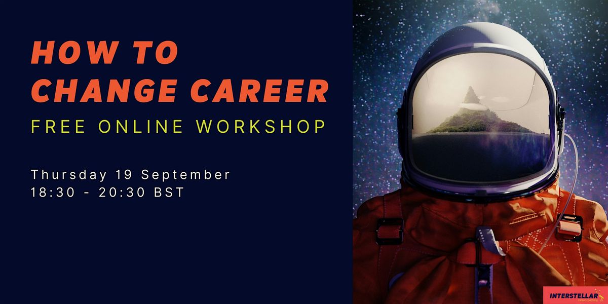 Free online workshop: How to change your career