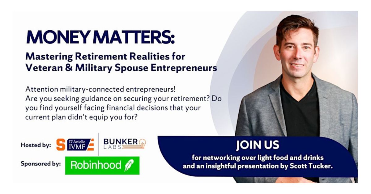 Mastering Retirement Realities: Veteran & Military Spouse Entrepreneurs