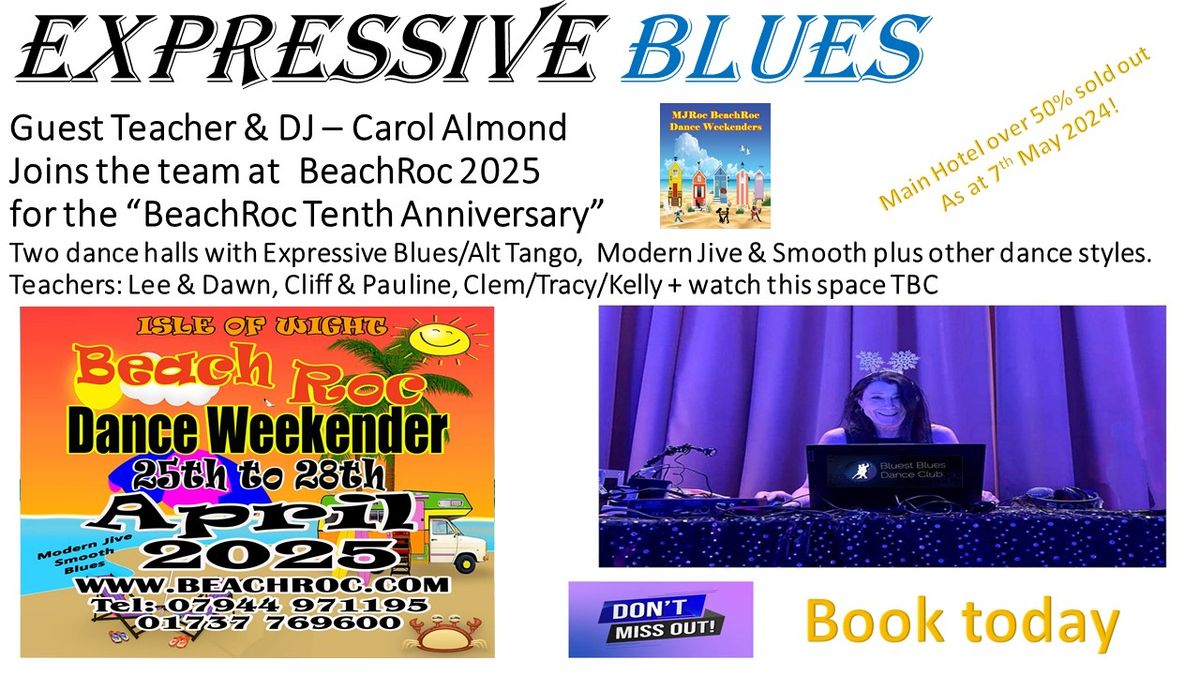 Expressive Blues & Modern Jive at BeachRoc 2025 - April 25-28th