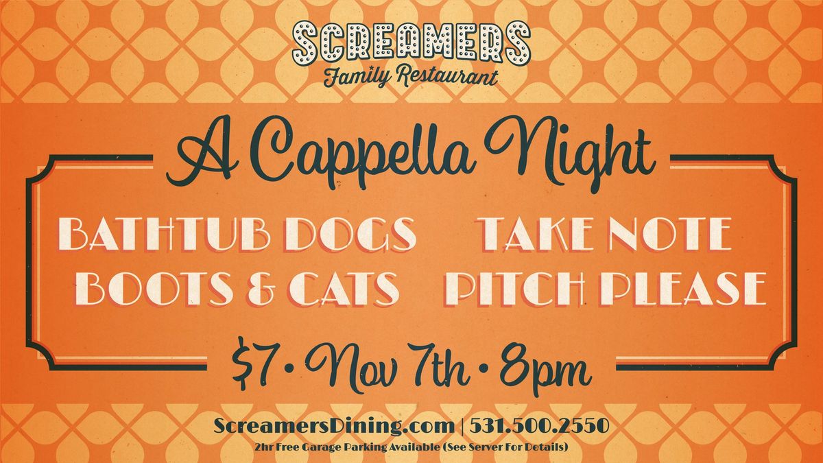 A Cappella Night at Screamers