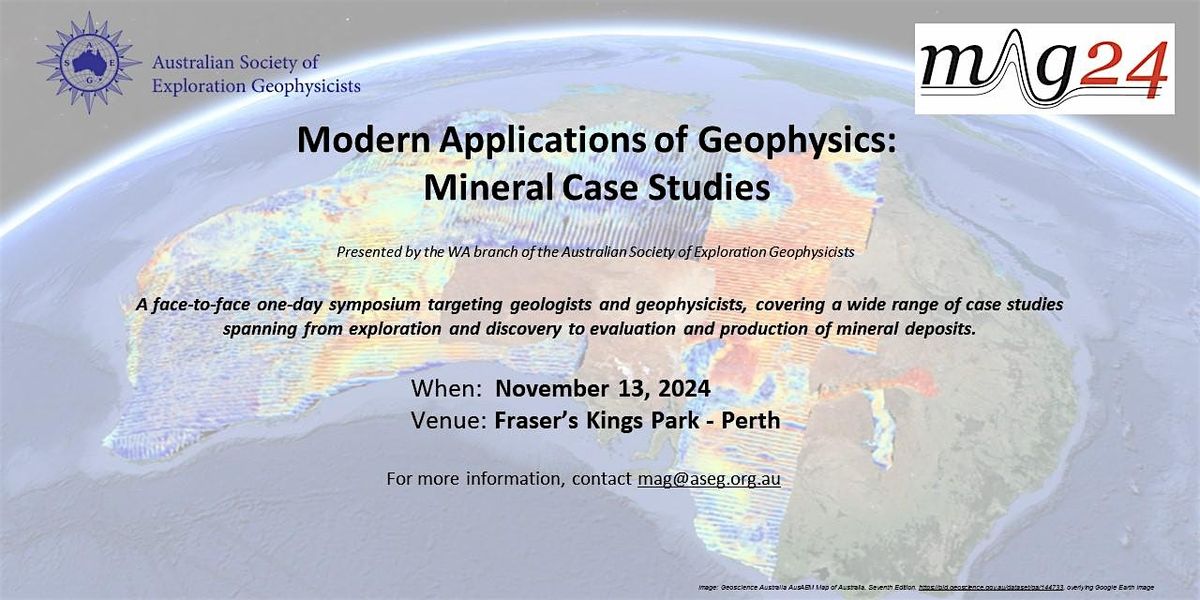 MAG24 - Modern Applications of Geophysics