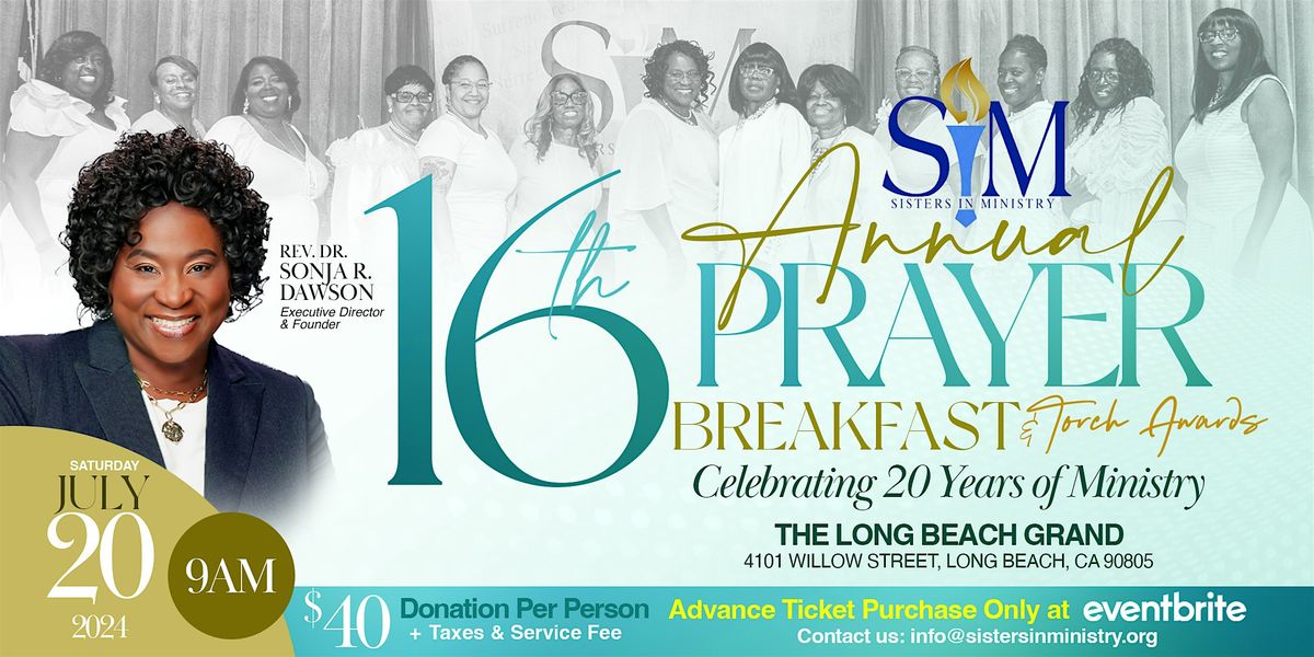Sisters In Ministry (SIM) Annual Prayer Breakfast and Torch Awards
